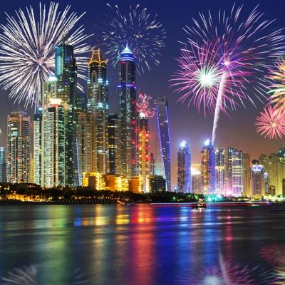 迎接2026》杜拜跨年7日│哈里發塔絢麗煙火、跨年奢華晚宴、地球村、七星級&八星級雙飯店豪華餐