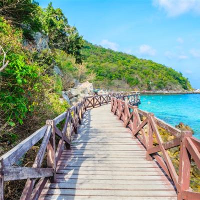 泰國｜曼芭雙城、格蘭島玩水、超萌海豚合照體驗、夢幻粉色海灘咖啡廳、海鮮燒烤BBQ吃到飽5日｜兩人成行