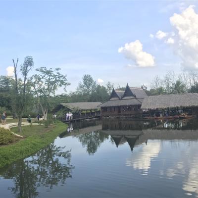 泰國｜粉紅三頭象神、金色大佛虎穴寺、桂河天空步道、茉莉之城、網紅雨林風咖啡廳5日｜兩人成行