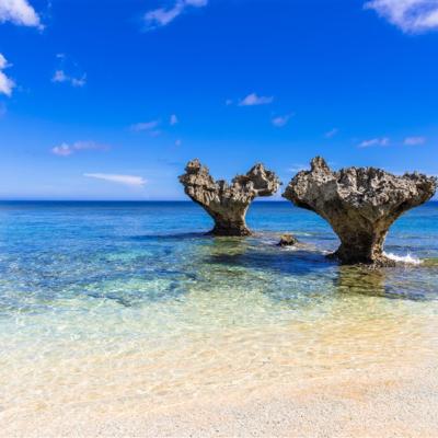 沖繩旅遊｜美麗海水族館.海中展望塔＆玻璃船.古宇利島五日｜一日自由活動｜高雄來回