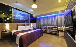 紫晶彩繪汽車旅館