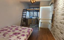 Tiny home living big with happiness.
