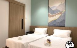 Paradise Suite 804 @Sutera Avenue, Twin Single Bed