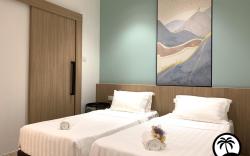 Paradise Suite 904 @Sutera Avenue, Twin Single Bed