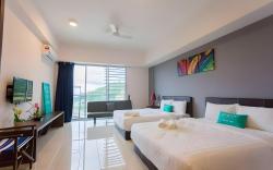 Aeropod KK [6B]/2 Queen Bed/Free Parking/Balcony