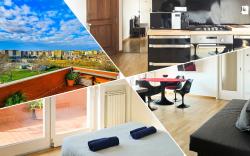 Rome sunset terrace attic