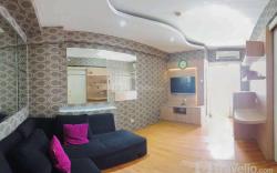 Combine 2BR at Green Pramuka City Apt By Travelio