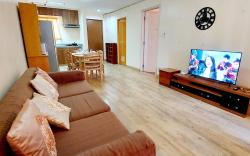 One (1) bedroom condo unit with common pool