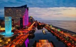 Orby city with sea view