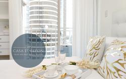 White Nordic Fully Furnished Studio with Balcony