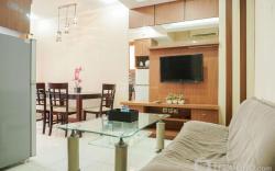 Homey 2BR Mediterania Marina Ancol By Travelio