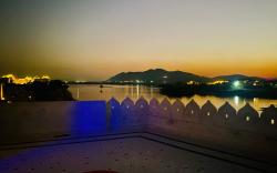 Vallabhgarh with lake facing Balcony
