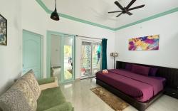 luxury villa with private pool near colva beach