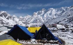 Himalayan hills tent accomodation