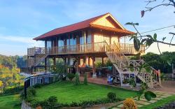 Dambri View Garden-Nha san go tap the