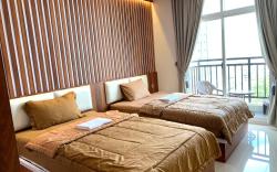 Wiwi Formosa Residence-Twin Bed-Balcony-Netflix