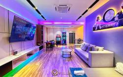 SKVilla马六甲旅游景点私密独立别墅 泳池 星空夜景 BBQ JBL KTV upto35pax