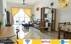 Beauty Home 3R2B , 15km to Uitm, 9 Pax, 1 Parking