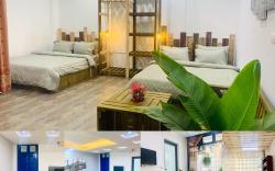 PATIO/Street food/ Old Quarter/2 big bed