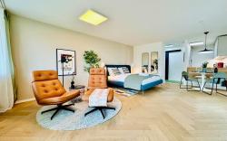 Modern City Studio with Balcony