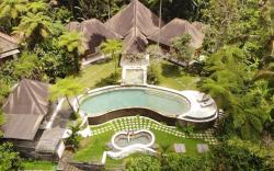 Jungle villa near Ubud w/ views, jacuzzi, & a pool