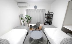 Close to Shinjuku! [4th]Twin beds,Projector!