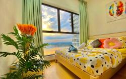 温馨舒适海景套房三房三厕6-12人适合家庭入住金海湾@Danga Bay YIJIAHomestay