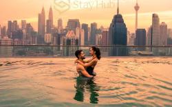 2Bedroom Infinity Pool with KLCC View吉隆坡豪华温馨居所