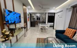 2BR Mumbai theme service apartment for staycation by FLORA STAYS