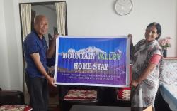 Mountain Valley home stay.