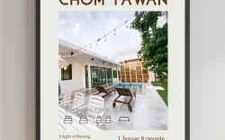 ChomTawan Banrublom pool villa house, rayong beach