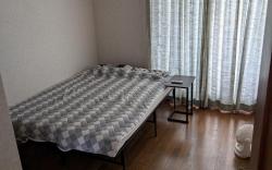 Private double bed room with balcony in beach side
