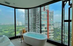 Luxury Apt 3Br 2WC, Bathsub & Sauna Lake View