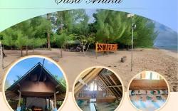 Beachfront Cabin Casa Anika for 16pax