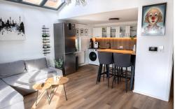 Penthouse am Stadtwald mit Ausblick, EBK, WLAN