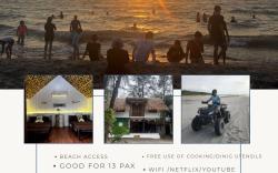 Happy Casa  for 13 pax with beach access Zambales 