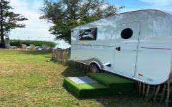 Beachy Caravan am Achterwasser, Lutow