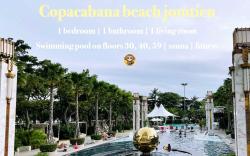 Copacabana （29平）屋顶无边泳池一卧奢华海景房|躺床上看海｜四个泳池&健身房