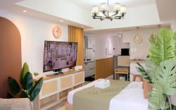 Rustic Wood w/ City & Mt. Arayat View