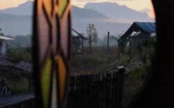 Private Bamboo Hut with Bathtub & Mountain View Xiao Xiong Farm
