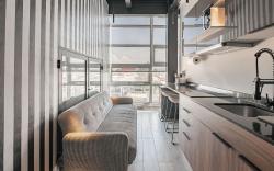 The Striped Loft Modern Elegance in  centric place