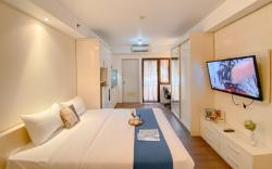 Studio Cozy at Metropark Condominium By Travelio