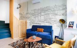 Designer apartment in Montmartre for up to 6 pers