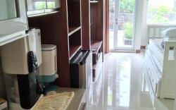 Real front of swimming pool