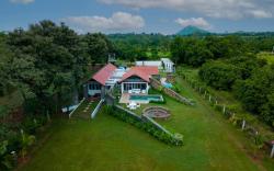 Designer Villa with Stone Pool & Lawn - Bangalore