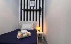 Double Striped Partition Room in Tecom Near Metro