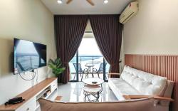 Danga Bay JB，Muji Theme，Seaview，High Floor，Netflix