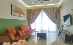 16Johor, nearCIQ, Danga bay Free parking 3BR@15pax