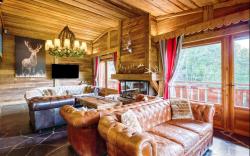 Luxueux Chalet Baron Megève.vue.Jaccuzi.pour 12