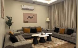 Luxury apartment with one bedroom and living room